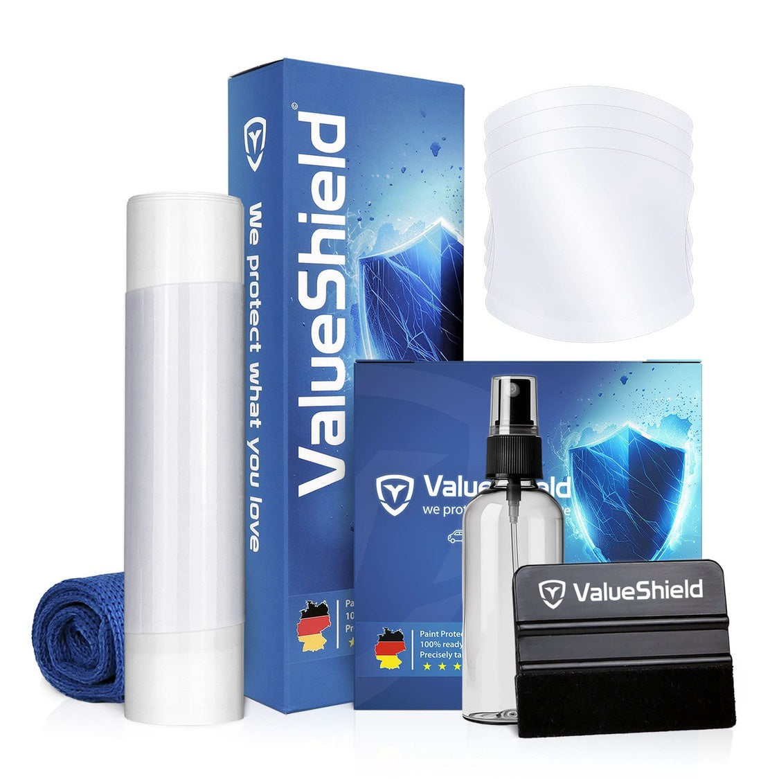 Kombiset-Lackschutzfolien passend für Audi A6 GH Sportback e-tron 2024-2031 (5-Türer Limousine)