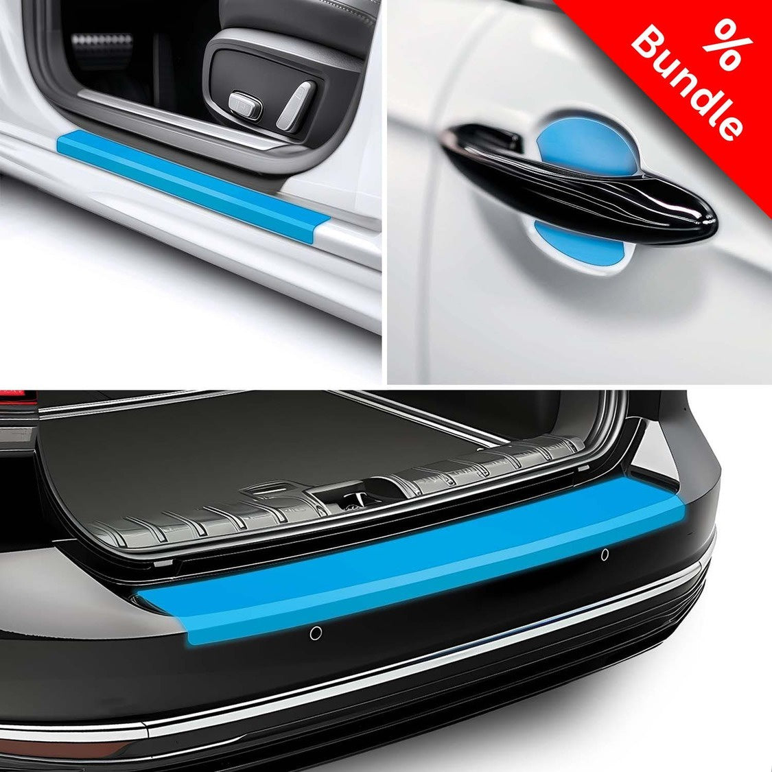 Kombiset-Lackschutzfolien passend für Mercedes A-Klasse W177 2018-2026 (5-Türer Kompakt)