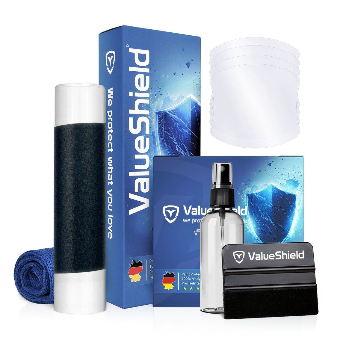 XL Kombiset-Lackschutzfolien passend für Toyota Corolla E210 Touring Sports 2019-2027 (5-Türer Kombi) + universal Ergänzungsset
