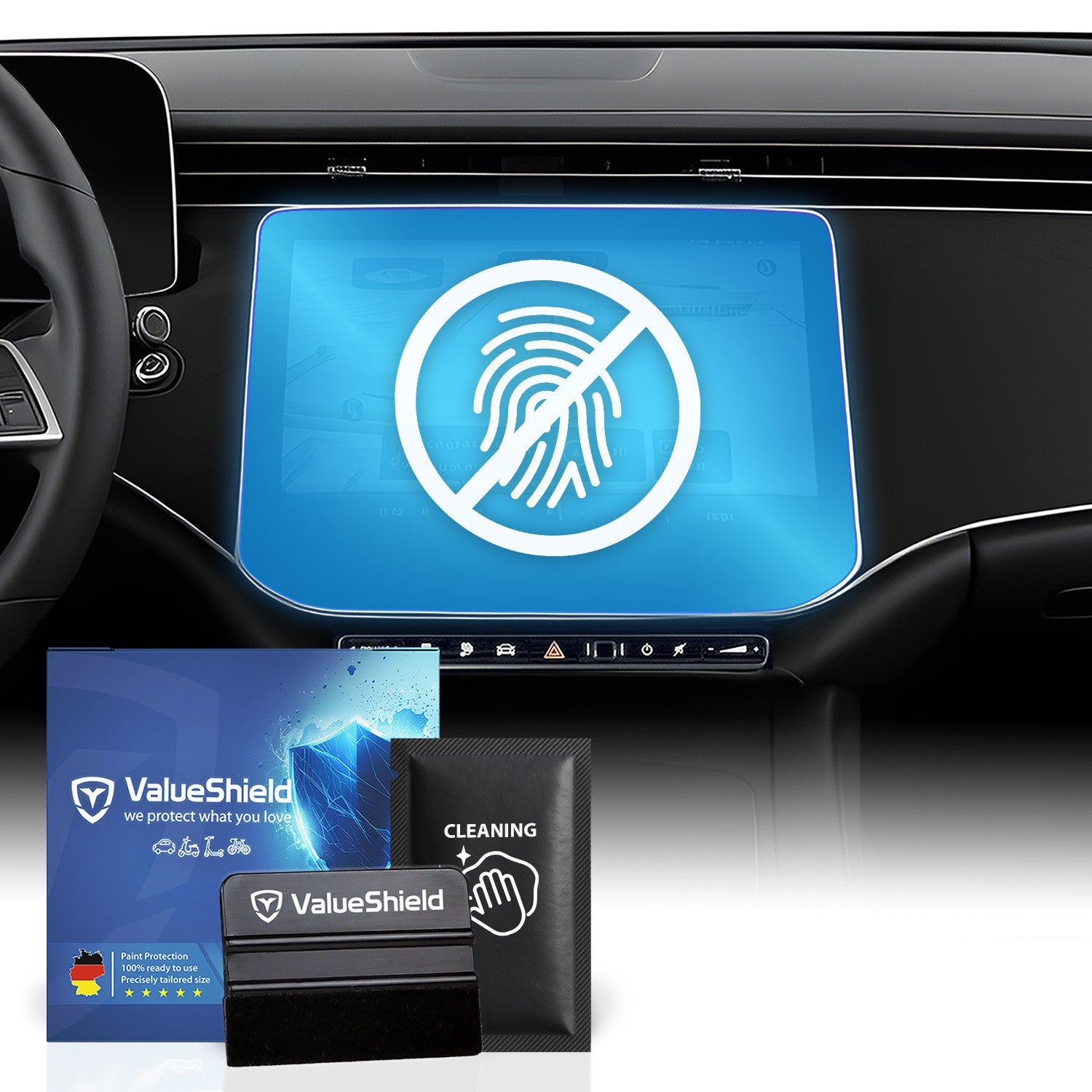 Protection d'écran anti-traces de doigts compatible avec Mercedes Classe E S214/X214 Break 2023-2030 (5 portes)