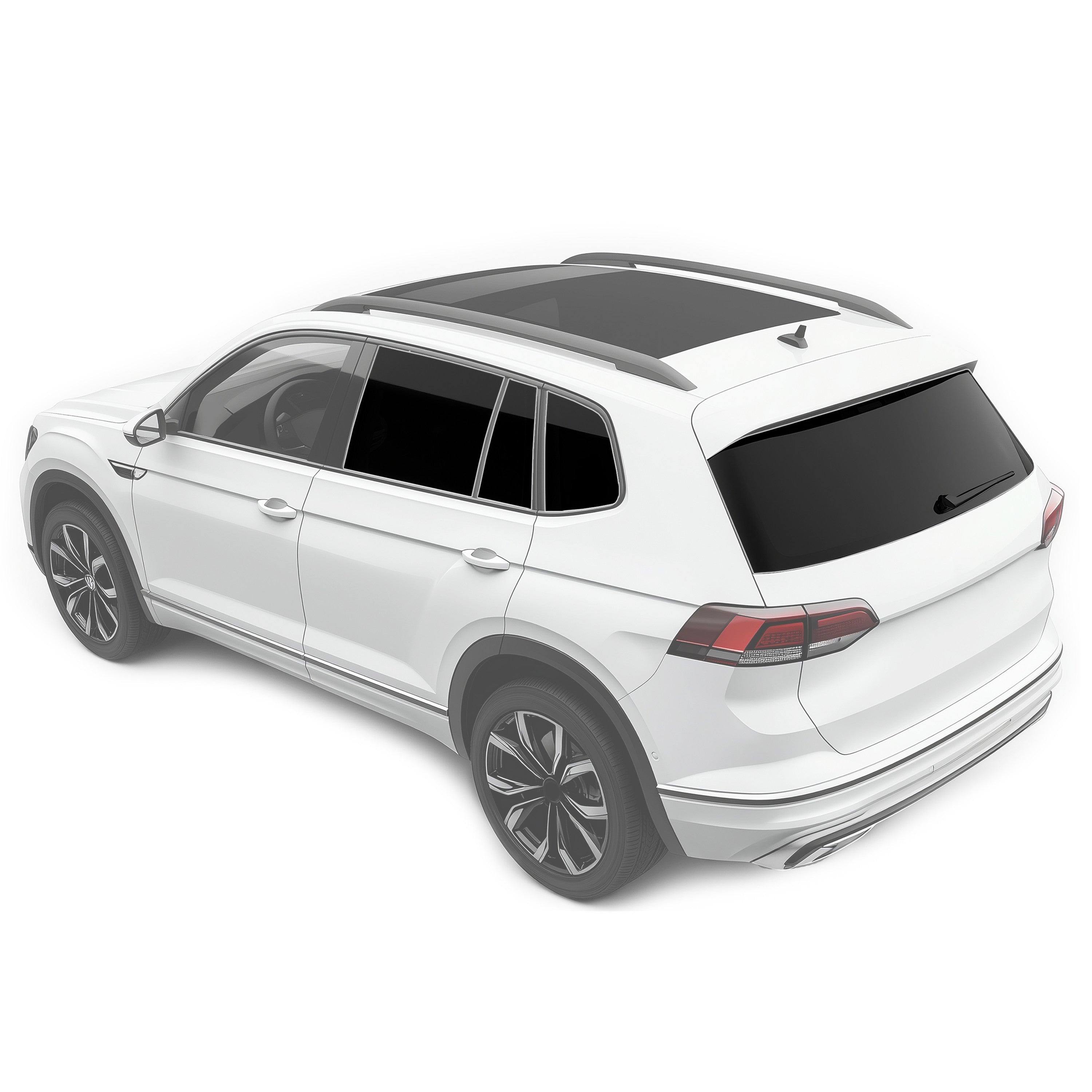 Autoscheiben Tönungsset für VW Golf 6 VI 2008-2012 (3-Türer Kompakt): Fenstertönung Verdunkelung Sonnenschutz