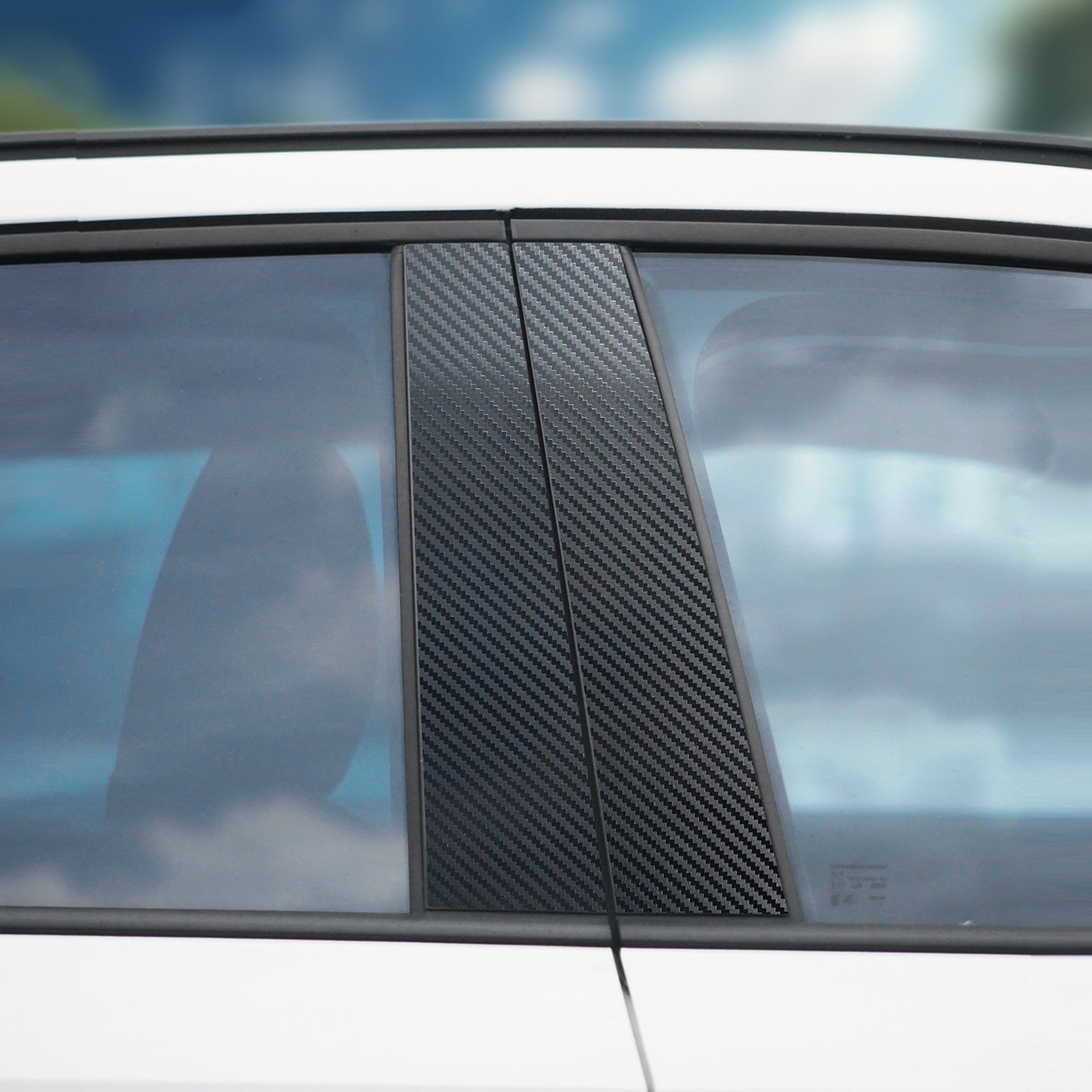 Zierleistendekor passend für BMW 5er & M5 E60 2003-2010 (5-Türer Limousine) Blende B-Säule Tür