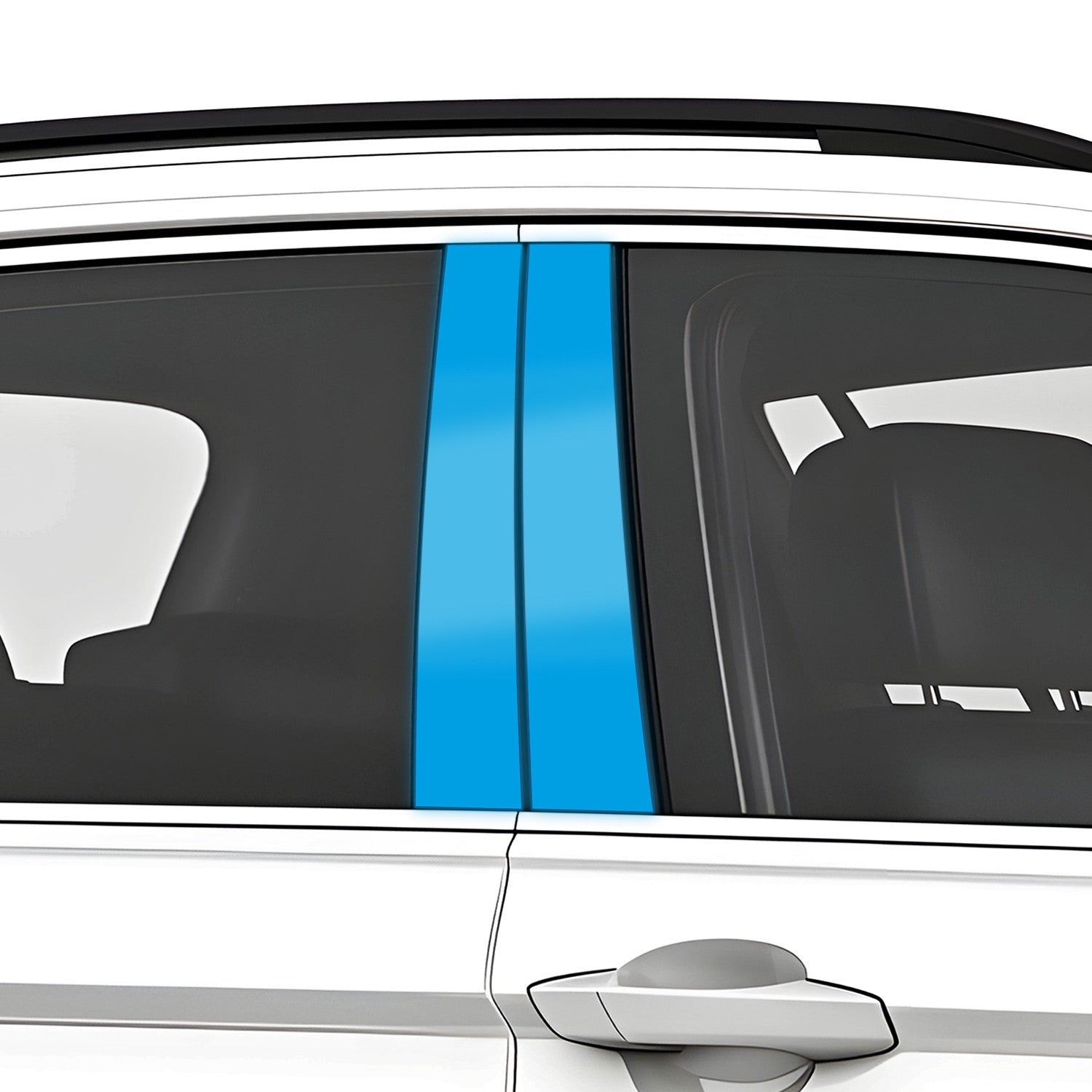 Zierleistendekor passend für Mercedes C-Klasse W206 2021-2027 (5-Türer Limousine) Blende B-Säule Tür