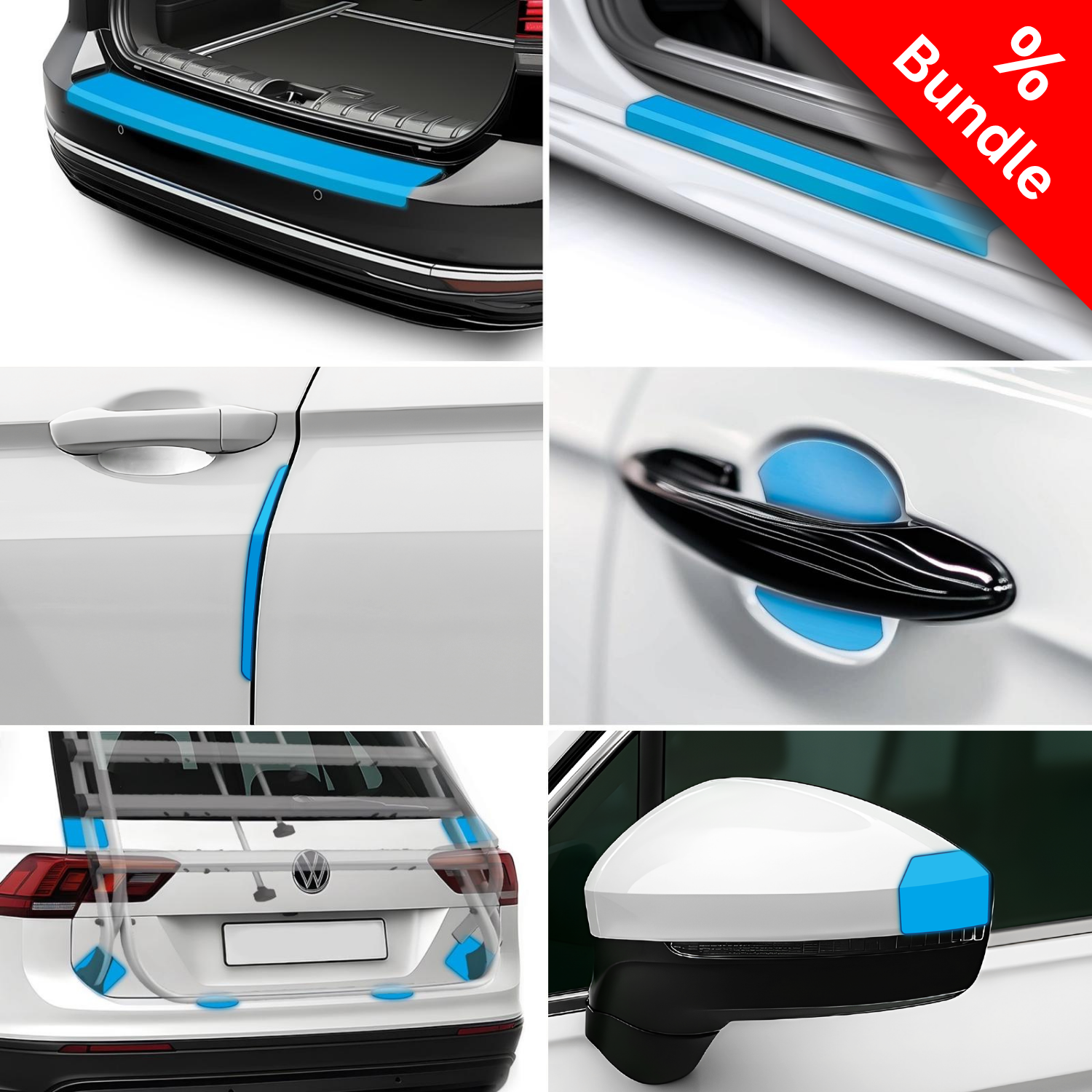 XL Kombiset-Lackschutzfolien passend für Honda Civic 2022-2027 (5-Türer Limousine) + universal Ergänzungsset